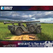 RB0125 1/56 M151A1C 軍用車両 w/M40 106mm 無反動砲 [組立式プラスチックモデル]