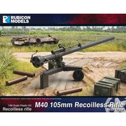 RB0130 1/56 M40 無反動砲 （兵員付） [組立式プラスチックモデル]