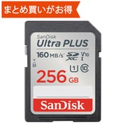 SDSDUWL-256G-JN3IN [Ultra PLUS SDXCカード 256GB Class10 UHS-I U1 V10 最大読込160MB/s]