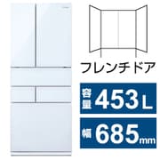 冷蔵庫 （453L・幅68.5cm・フレンチドア（観音開き）・6ドア・ホワイト） カメラ搭載 大型冷蔵庫 IRGN-C45A-W