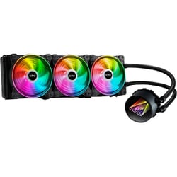 オールインワン簡易水冷CPUクーラー 360mm ブラック LEVANTEX360-BKCWW