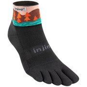 アーティストデザイン トレイル ミッドウエイト ミニクルー 293430 ストリーム Lサイズ(27.5-29cm) [ランニングウェア ソックス]