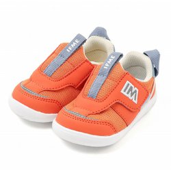 ifme patto 脱ぎ履き簡単 軽量スニーカーA 20-3801 ORANGE 12cm [ウォーキングシューズ ベビー]