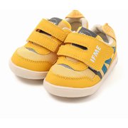 ワンベルトコンビカラースニーカーA 20-3803 YELLOW 12cm [ウォーキングシューズ ベビー]