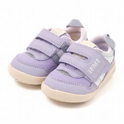 ワンベルトコンビカラースニーカーB 20-3804 PURPLE 12cm [ウォーキングシューズ ベビー]