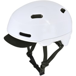 自転車用 サイクルヘルメット ホワイト Lサイズ（58～61cm未満） CB-01LWH