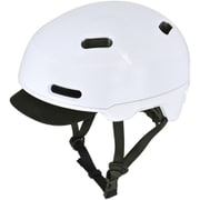 自転車用 サイクルヘルメット ホワイト Lサイズ(58~61cm未満) CB-01LWH