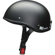 ハーフヘルメット DALE(デイル) フリーサイズ(57~60cm未満) PSC/SG 125cc以下用 マットブラック