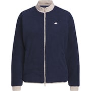IA2785 [バックグラフィック ボア フルジップ ジャケット レディース J/L カレッジネイビー]