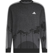 HY0968 [LA サンセット クルーネックセーター メンズ J/S ブラック]