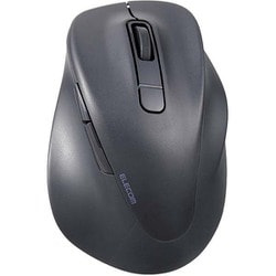 ワイヤレスマウス EX-G Bluetooth BlueLED 静音 5ボタン 右手専用 エルゴノミクス 抗菌 XLサイズ ブラック M-XGXL30BBSKBK
