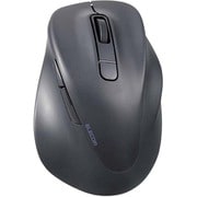 Bluetoothマウス 静音 5ボタン 右手専用 エルゴノミクス 抗菌 XLサイズ EX-G ブラック M-XGXL30BBSKBK