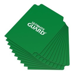 UGD010357 Card Dividers Standard Size Green [トレーディングカード用品]