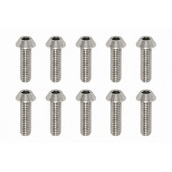RP-041101A [ボタンヘッドスクリュー 高精度切削チタン製 M3×10mm 10本入]
