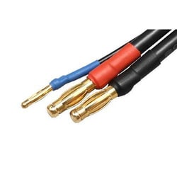 YOKOMO RACING PERFORMER F4 CHARGING CORD W/BANANA CONNECTOR
