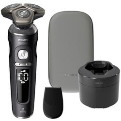 メンズシェーバー S9000 Prestige 回転式 自動洗浄機付きお風呂剃り対応 SkinIQ テクノロジー搭載 ブラック SP9840/32