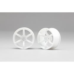 RP-6213W6A [ドリフト用 スポークホイル オフセット 6mm 6本 2個入 ホワイト]