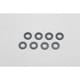 ZC-A3605BA [アルミ製シム φ3×φ6×0.5mm 黒 8個入]