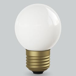 LEDフィラメント電球 Siphon（サイフォン） ボール50 ホワイト E26 2200K LDF79D