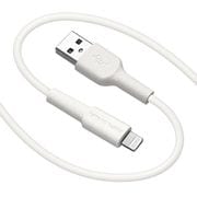 USB A to Lightning cable ライトニング タイプA ケーブル 充電 通信 Type-A to Lightning 1.5m ホワイト R15CAAL2A02WH