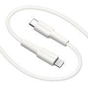 USB C to Lightning cable ライトニング タイプC ケーブル PD対応 60W 充電 通信 パワーデリバリ- Type-C to Lightning Power Delivery 1.5m ホワイト R15CACL3A03WH