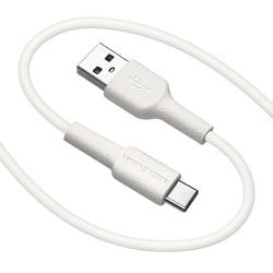 USB A to Type C cable タイプC タイプA ケーブル 充電 通信 3A Type-A to Type-C 3A 1.5m ホワイト R15CAAC3A02WH