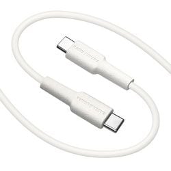 USB C to Type C cable タイプC ケーブル PD対応 60W 充電 通信 パワーデリバリー Type-C to Type-C Power Delivery 1.5m ホワイト R15CACC3A01WH