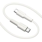USB C to Type C cable タイプC ケーブル PD対応 60W 充電 通信 パワーデリバリー Type-C to Type-C Power Delivery 1.5m ホワイト R15CACC3A01WH