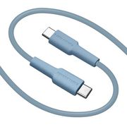 USB C to Type C cable タイプC ケーブル PD対応 60W 充電 通信 パワーデリバリー Type-C to Type-C Power Delivery 1.5m ブルー R15CACC3A01BL