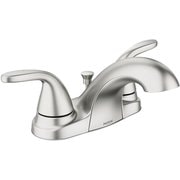 Adler スポットレジスト(TM) つや消しニッケル 2ハンドル バスルーム用水栓 Adler 84603SRN