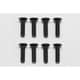 ZC-F2510 [皿ビス M2.5×10mm 黒 8本入]