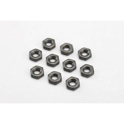 ZC-N3P3A [M3平ナット 3種 1.8mm厚 黒染 10個入]