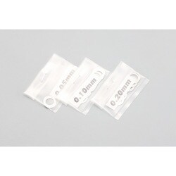 ZC-S80SA [ステンレス製 スペーサーシム φ8.0 0.05mm/0.10mm/0.20mm厚 各10枚入]