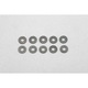 ZC-W26A [ワッシャー φ2×φ6×0.4mm 10個入 黒]