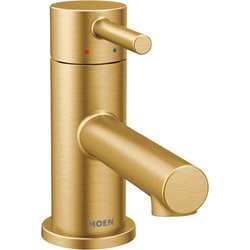 Align つや消しゴールド ワンハンドル ローアークロープロファル バスルーム用水栓 Align 6191BG