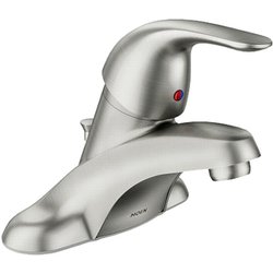 Adler スポットレジスト（TM） つや消しニッケル ワンハンドル ローアーク バスルーム用水栓 Adler WSL84502SRN
