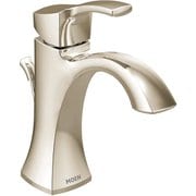 Voss つやありニッケル ワンハンドル ハイアーク バスルーム用水栓 Voss 6903NL