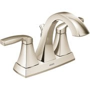 Voss つやありニッケル 2ハンドル ハイアーク バスルーム用水栓 Voss 6901NL