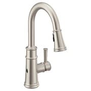 Belfield 7260EWSRS [Belfield スポットレジストステンレス モーションセンスウェーブ ワンハンドル ハイアーク プルダウン キッチン用水栓]