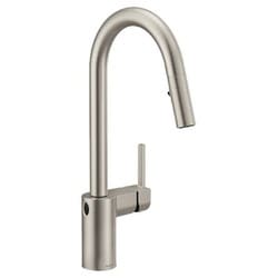 Align スポットレジストステンレス モーションセンスウェーブ ワンハンドル ハイアーク プルダウン キッチン用水栓 Align 7565EWSRS