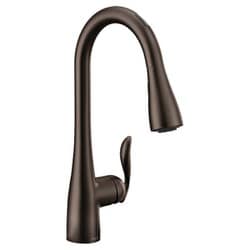 Arbor オイルラビングブロンズ スマートキッチン ワンハンドル ハイアーク プルダウン キッチン用水栓 Arbor 7594EVORB