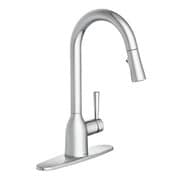 Adler クローム ワンハンドル ハイアーク プルダウン キッチン用水栓 Adler 87233