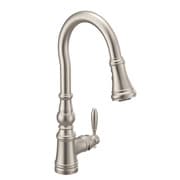 Weymouth スポットレジストステンレス ワンハンドル ハイアーク プルダウン キッチン用水栓 Weymouth S73004SRS