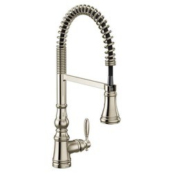Weymouth つやありニッケル ワンハンドル ハイアーク プルダウン キッチン用水栓 Weymouth S73104NL