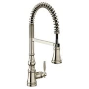 Weymouth つやありニッケル ワンハンドル ハイアーク プルダウン キッチン用水栓 Weymouth S73104NL