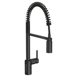Align マットブラック モーションセンスウェーブ ワンハンドル ハイアーク プレリンス スプリング プルダウン キッチン用水栓 Align 5923EWBL