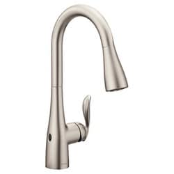 Arbor スポットレジストステンレス モーションセンスウェーブ ワンハンドル ハイアーク プルダウン キッチン用水栓 Arbor 7594EWSRS