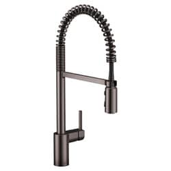 Align ブラックステンレス ワンハンドル プレリンス スプリング プルダウン キッチン用水栓 Align 5923BLS
