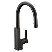 Sto S72308BL [Sto マットブラック ワンハンドル ハイアーク プルダウン キッチン用水栓]