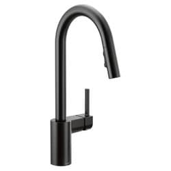 Align マットブラック ワンハンドル ハイアーク プルダウン キッチン用水栓 Align 7565BL